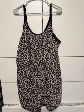torrid Animal-Print Active Tank with Black Trim